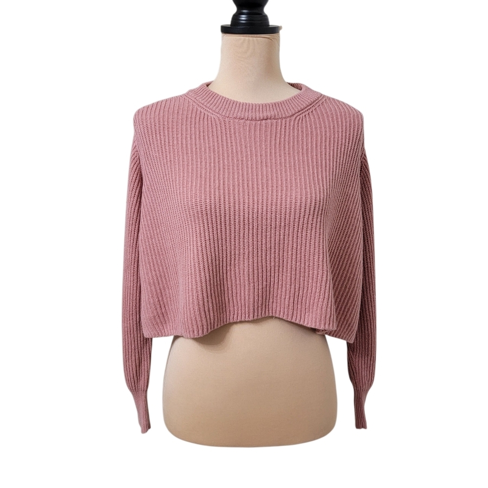 Cotton On Size S Dusty Rose / Light Mauve Archy Pullover Sweater, Gently Used